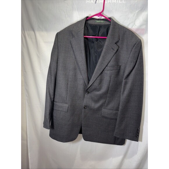Lauren Ralph Lauren Mens 100% Wool Houndstooth Blazer Sport Coat Size 43R - Picture 2 of 16